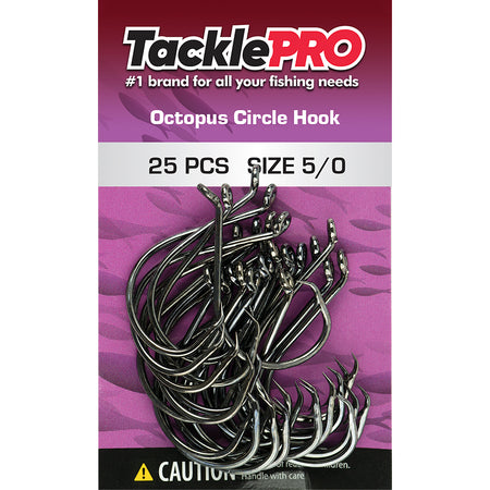 TacklePro Octopus Circle Hook 5/0 - 25pc | ISL