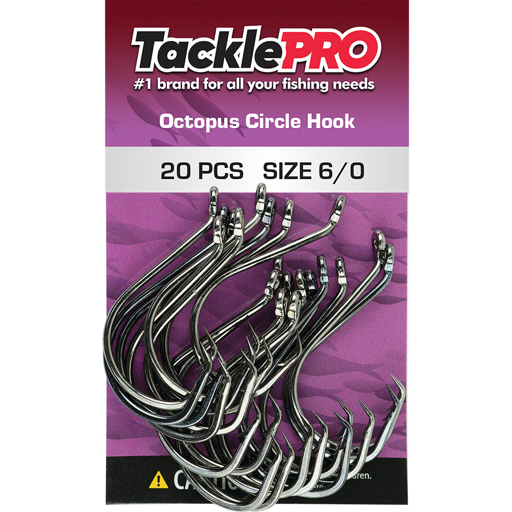TacklePro Octopus Circle Hook 6/0 - 20pc | ISL