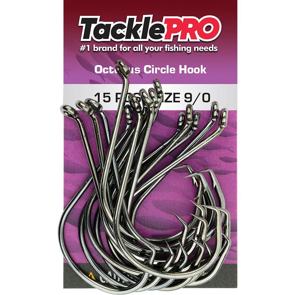 TacklePro Octopus Circle Hook 9/0 - 15pc | ISL