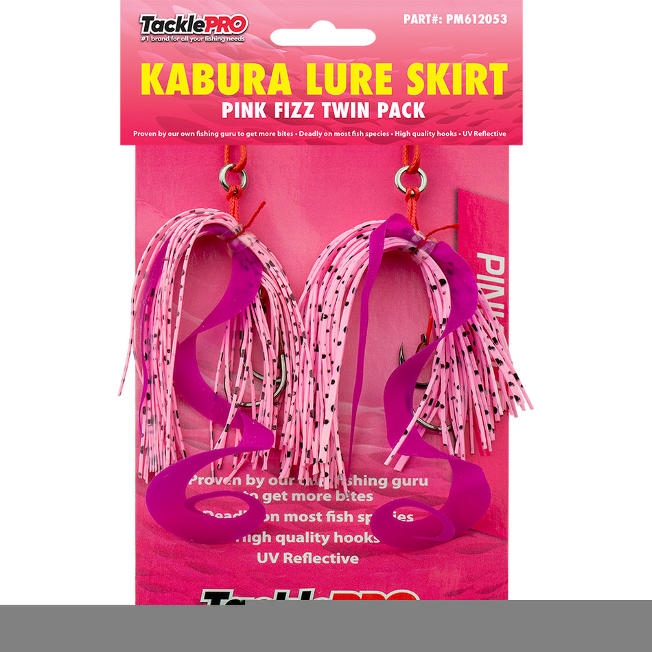 TacklePro Kabura Lure Skirt - Pink Fizz (Twin Pack) | ISL