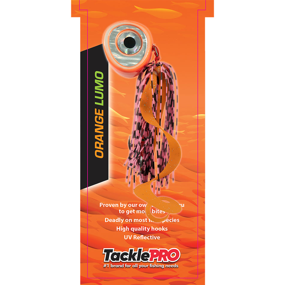 TacklePro Kabura Lure 200gm - Orange Lumo
