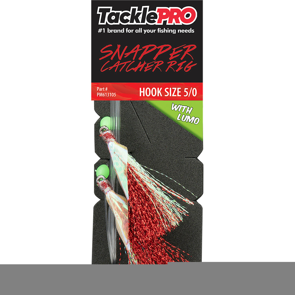 TacklePro Snapper Catcher Red & Lumo - 5/0
