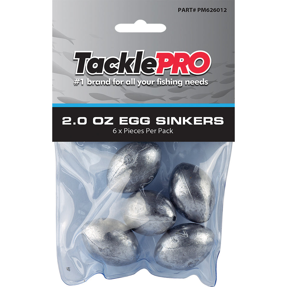 TacklePro Egg Sinker 2.0oz - 6pc**