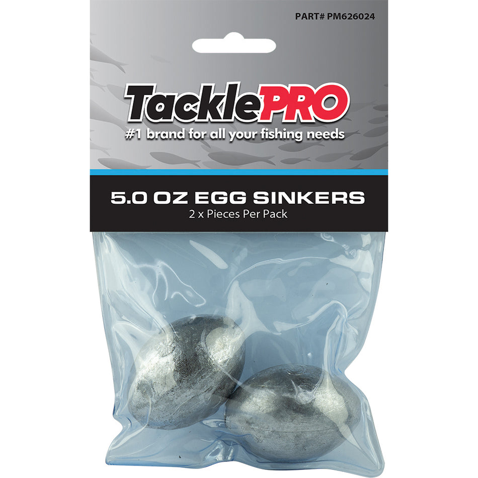 TacklePro Egg Sinker 5.0oz - 2pc**