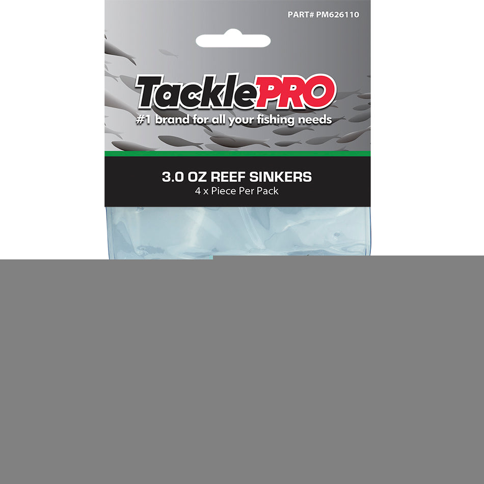 TacklePro Reef Sinker 3.0oz - 4pc