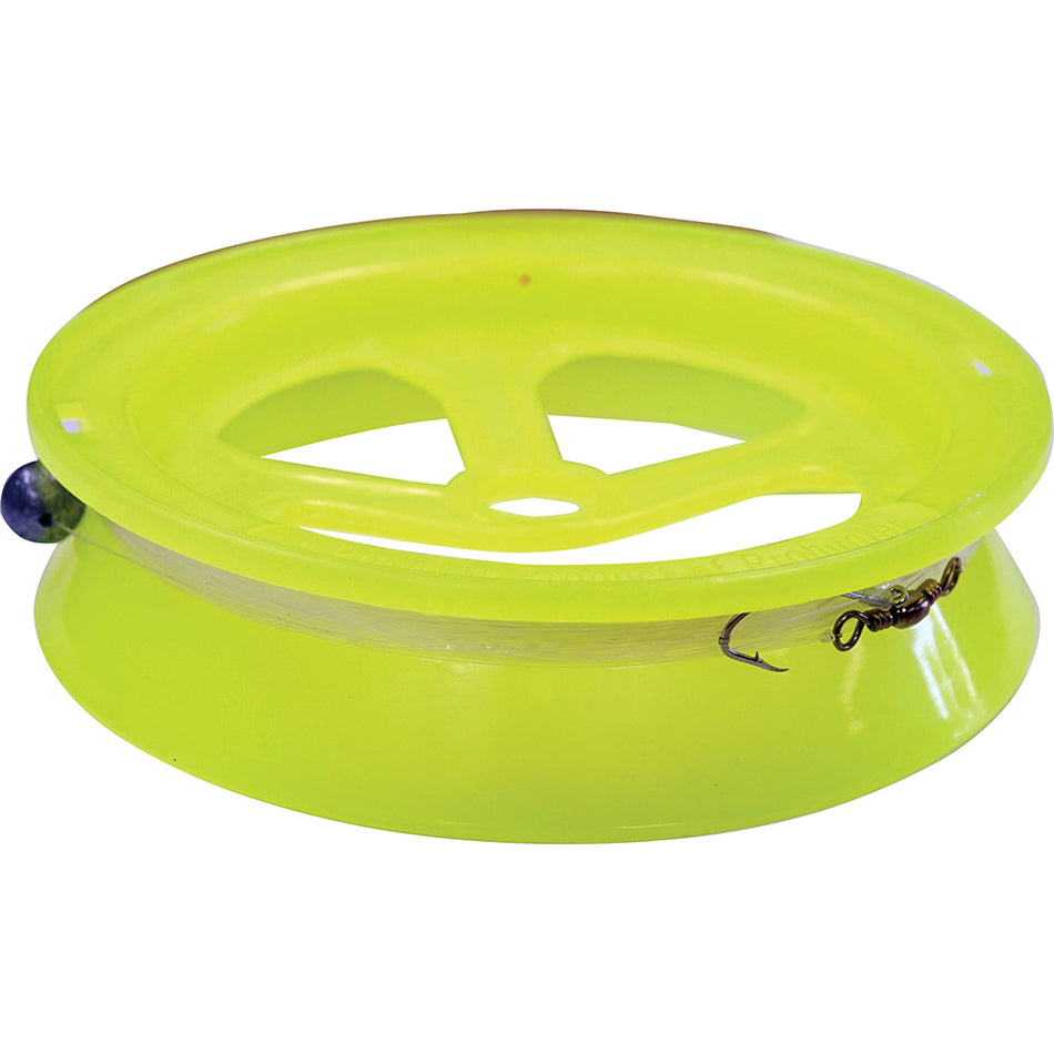 TacklePro 8" Hand Caster 100 Metre - Hi-Vis Yellow