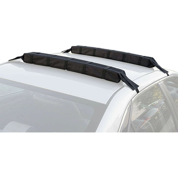 ProMarine car roof rack pads with EVA foam aero bars and waterproof straps