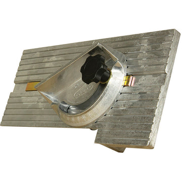 Multitool table and mitre bracket kit with tilting and swivel adjustment