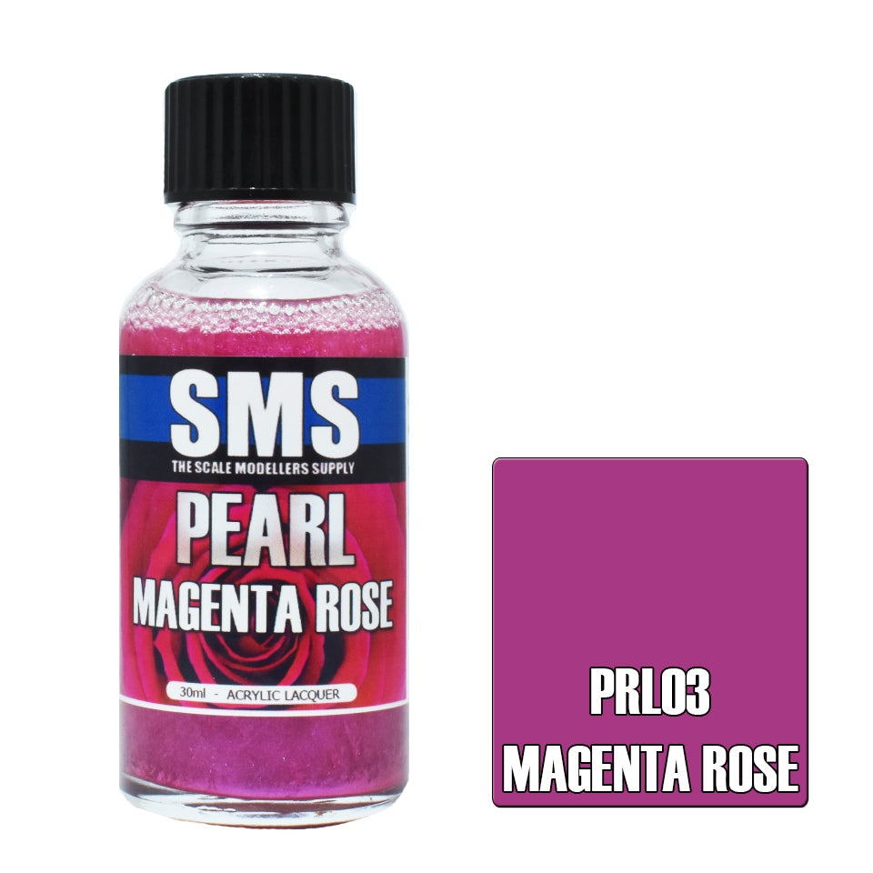 Airbrush Paint 30ml Pearl Magenta Rose Acrylic Lacquer Scale Modellers Supply | Formula