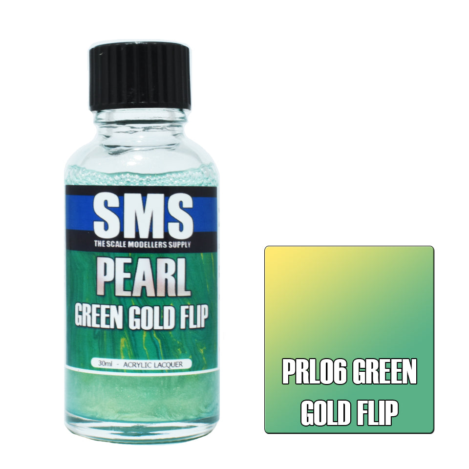 Airbrush Paint 30ml Pearl Green Gold Flip Acrylic Lacquer Scale Modellers Supply | Formula