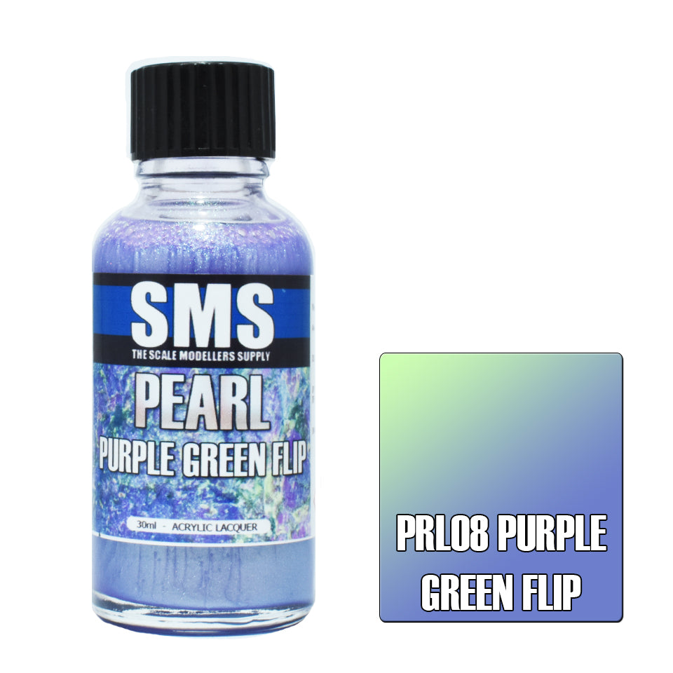 Airbrush Paint 30ml Pearl Purple Green Flip Acrylic Lacquer Scale Modellers Supply | Formula