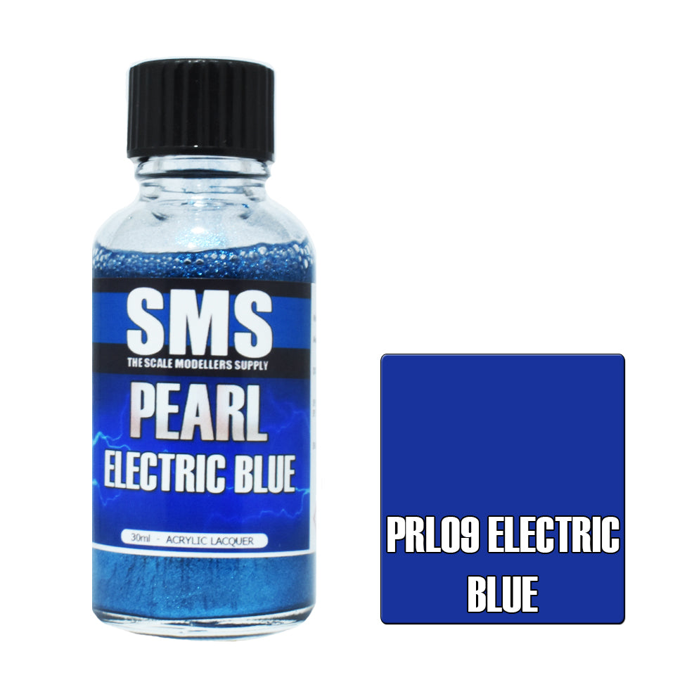 Airbrush Paint 30ml Pearl Electric Blue Acrylic Lacquer Scale Modellers Supply | Formula
