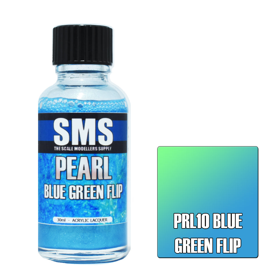 Airbrush Paint 30ml Pearl Blue Green Flip Acrylic Lacquer Scale Modellers Supply | Formula