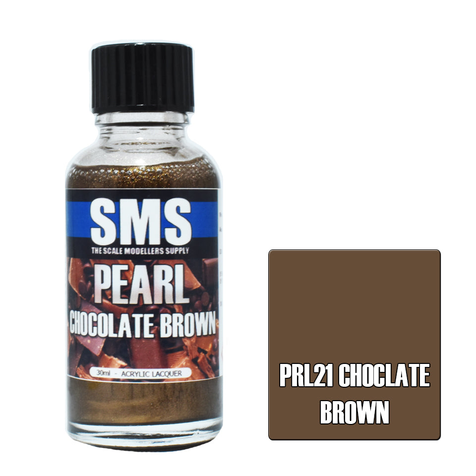 Airbrush Paint 30ml Pearl Chocolate Brown Acrylic Lacquer Scale Modellers Supply | Formula