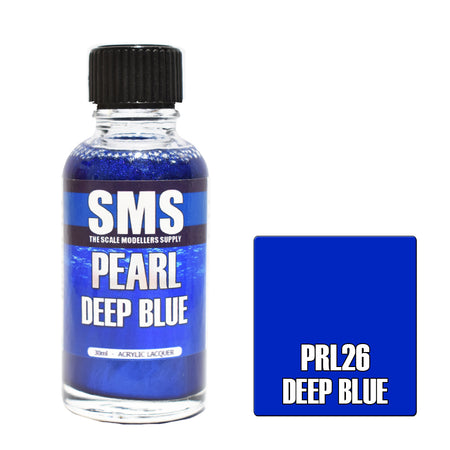 Airbrush Paint 30ml Pearl Deep Blue Acrylic Lacquer Scale Modellers Supply | Formula