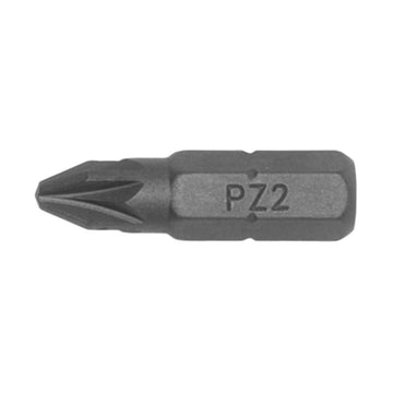 10 pack of 1/4 inch hex Pozidriv #2 drill bits, 25mm length