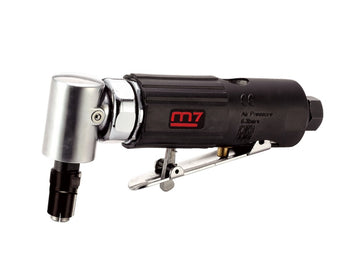 M7 air die grinder with 90 degree angle head and 1/4 inch and 1/8 inch collets