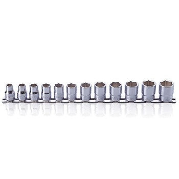 Koken RS3400M Socket Set On Rail 6pt 12pc 3/8 "Dr 8-19mm | Hobeca
