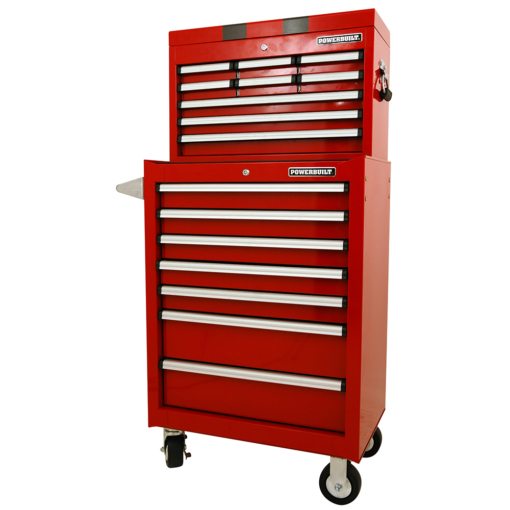 Powerbuilt 2pc COMBO Storage Units – Racing Series Red