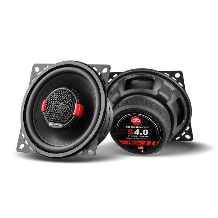 Db Drive 4" Speakers 55w Rms Pair Speed Series Coaxial