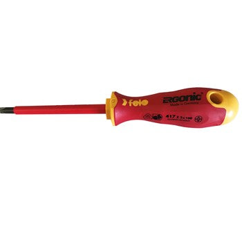 Felo 417 Ergonic Insulated Plus/Minus Screwdriver Size Z2 Hardened Tip | Hobeca