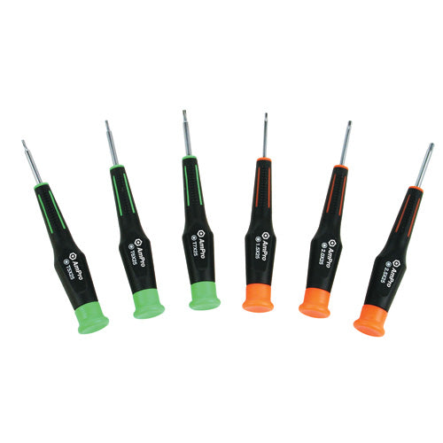 AmPro T32152 Precision Torx Screwdriver Set 6pc