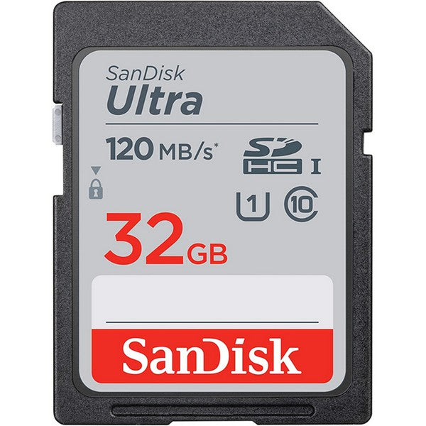 Sandisk Ultra Sdhc 32gb Up To 120mb/S Sd Card Class 10 | Formula