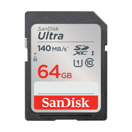 Sandisk Ultra Sdhc 64gb Up To 140mb/S Sd Card Class 10 | Formula
