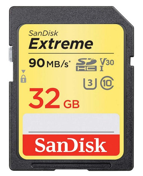Sandisk Extreme Sdhc 32gb Up To R100mb/S Sd Card Class 10 U3 V30 | Formula