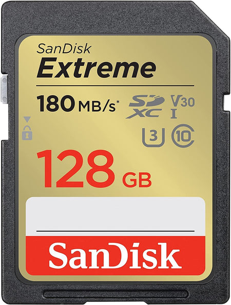 Sandisk Extreme Sdxc 256gb Up To 180mb/S Sd Card Class 10 V30 Uhs-I | Formula