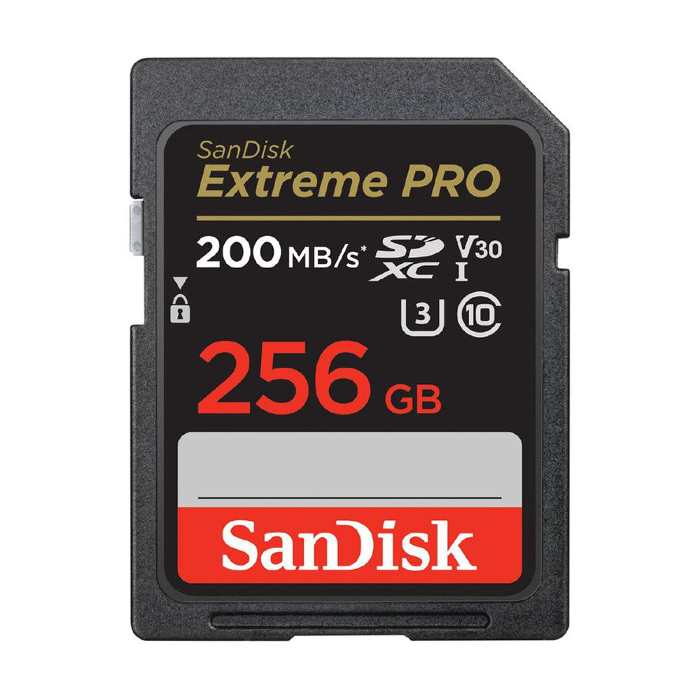 Sandisk Extreme Pro Sdxc 256gb Up To R200mb/S W140mb/S Sd Card Uhs-I V30 | Formula