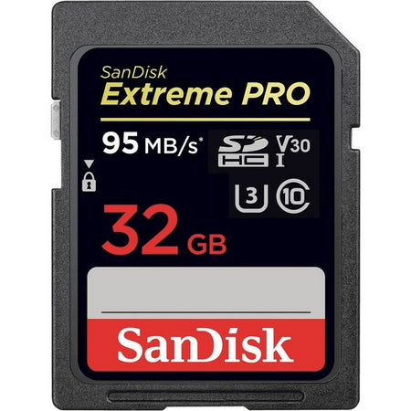 Sandisk Extreme Pro Sdhc 32gb Up To R95mb/S W90mb/S Sd Card Uhs-I V30 | Formula