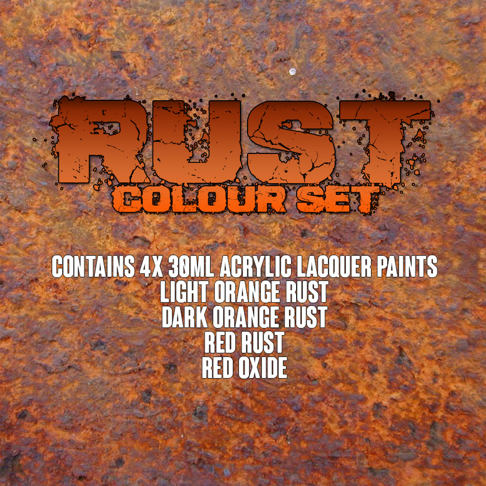 Airbrush Paint Rust Colour Set Sms | Formula