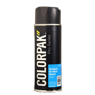 Colorpak Pro Series Aerosol Hot Spot High Heat Coating Black 1200f (648c) | Formula
