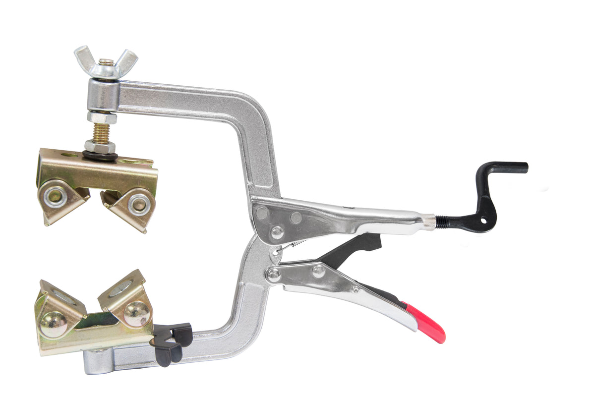Stronghand Pipe Plier with Adjustable Top Large V-Pads | ISL