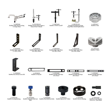 Stronghand Rhino Cart 3D Fixturing Kit Only - 122pc | ISL