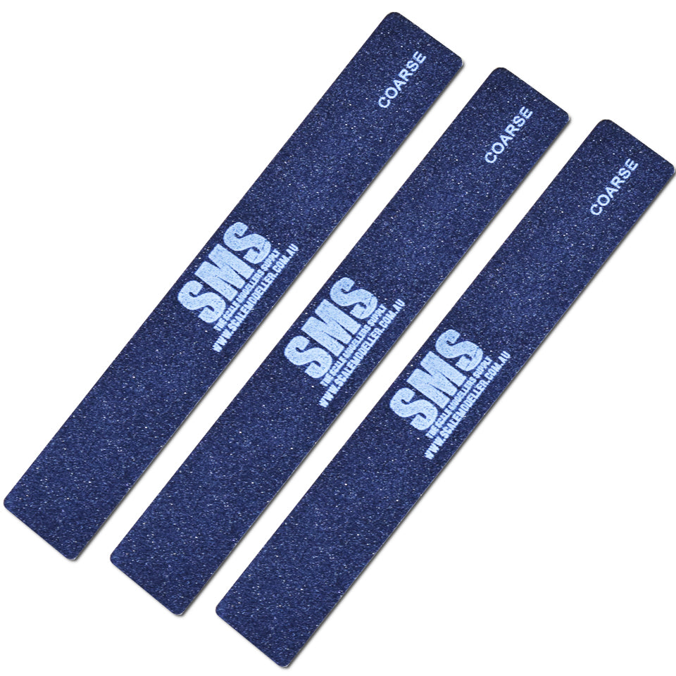 Scale Modellers Supply Sanding Sticks 3pc (Coarse) | Formula