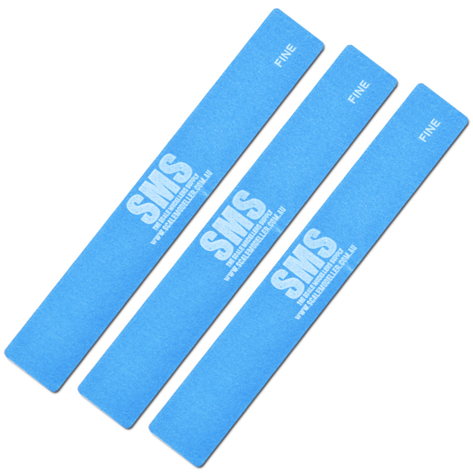 Scale Modellers Supply Sanding Sticks 3pc (Fine) | Formula