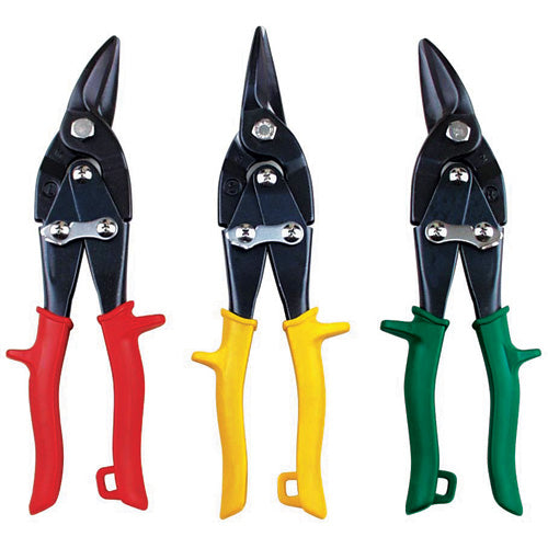 AmPro Aviation Tin Snip Straight (Yellow handle) | Hobeca