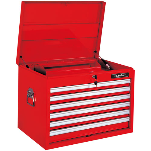 AmPro T47066 Tool Chest 6 Drawer - Gas Springs