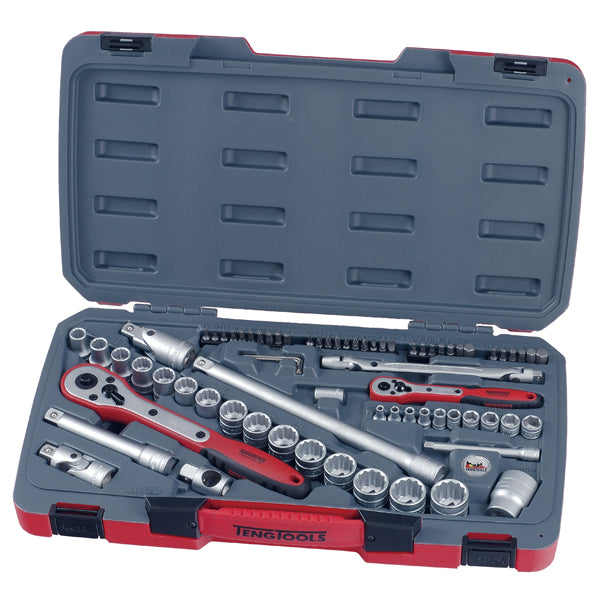 Teng 72pc 1/4in & 1/2in Dr. MM Socket Set** | ISL