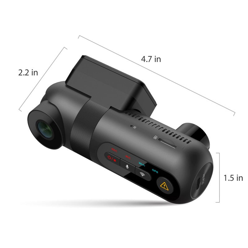 Viofo Dashcam T130-2ch Front 2k 1440 + Interior Ir 1080p For Taxi | Formula