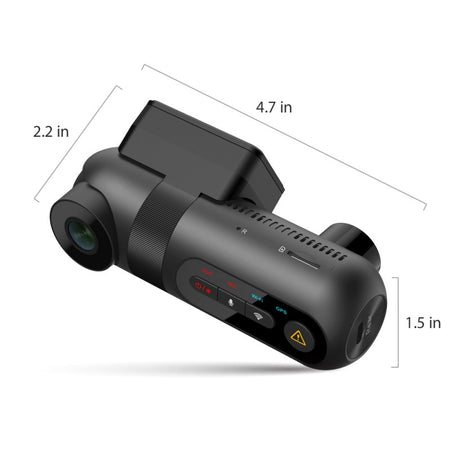 Viofo Dashcam T130-2ch Front 2k 1440 + Interior Ir 1080p For Taxi | Formula