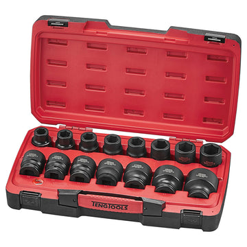Teng 17pc 3/4in Dr. MM Reg. Imp Skt Set 6-Pnt 19mm-50mm – Impact Socket Set 3/4in Drive mm 17pcs