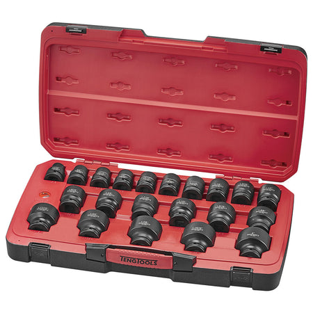 Teng 23pc 3/4in Dr. AF Reg. Impact Socket Set 6-Pnt – Impact Socket Set 3/4in Drive AF 23pcs | ISL