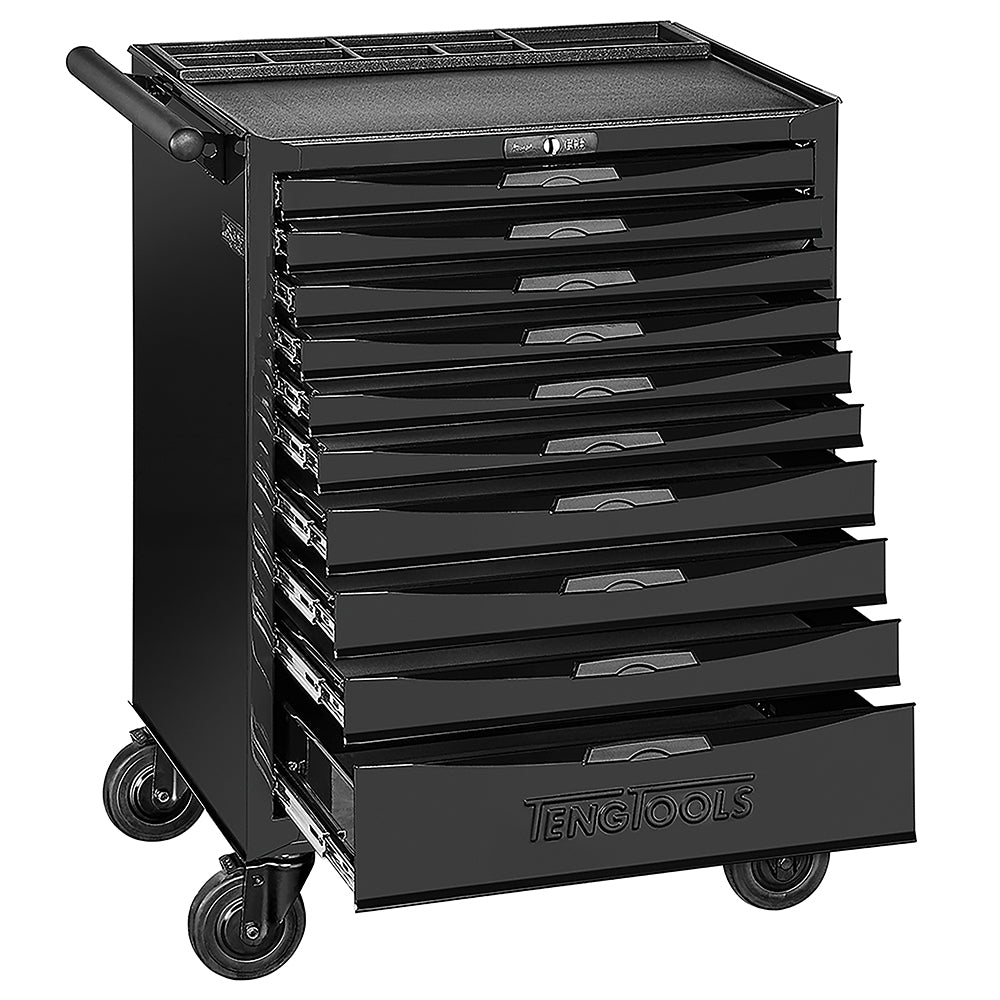Teng 10-Dr. 8-Series Roller Cabinet (Black) | ISL