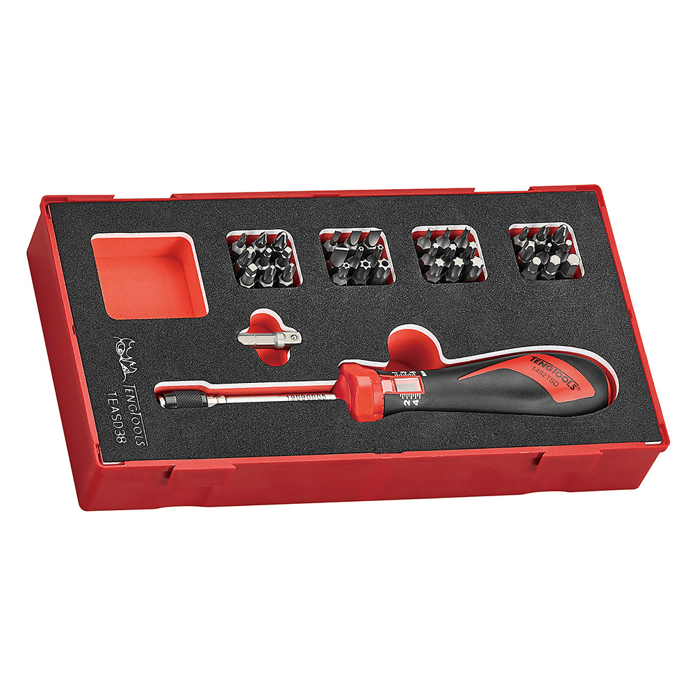 Teng 38pc 1/4in Dr. Torque Screwdriver Set 1-5Nm EVA-TEA-Tra | ISL