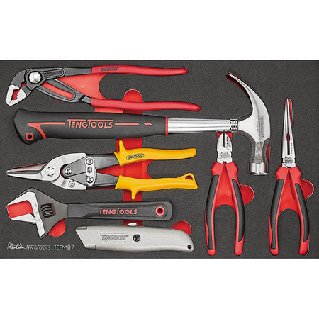 Teng 7pc Plier And Hammer Set (EVA) – Plier and Hammer Set 7 Pieces | ISL