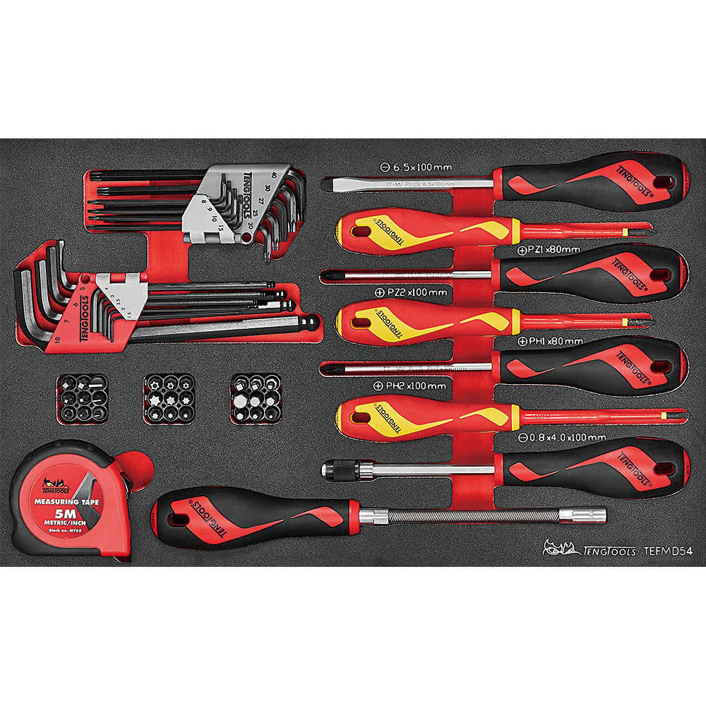Teng 54pc Screwdriver Set (EVA) – Screwdriver Set 54 Pieces | ISL