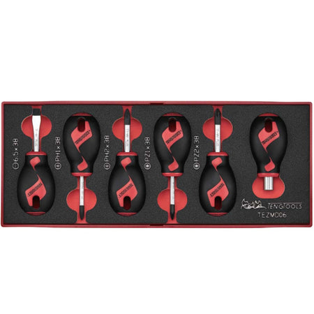 Teng 6pc Stubby Screwdriver Set | ISL